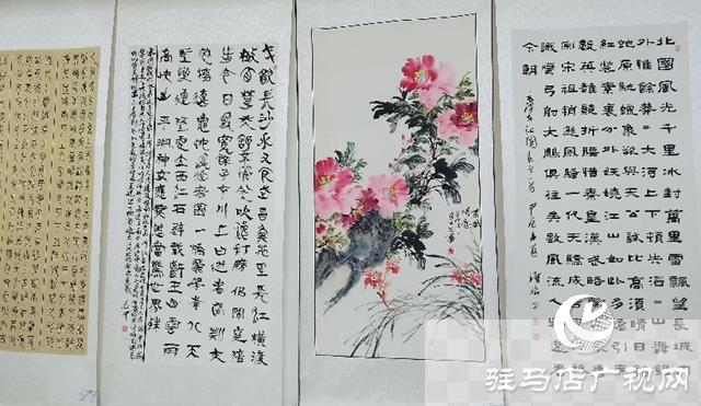 驻马店市举办老年书画展 庆祝新中国成立75周年